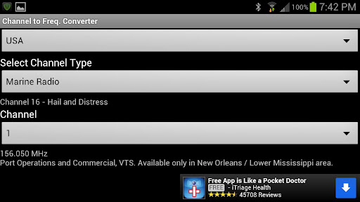 Channel to Frequency Converter