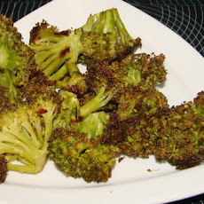 Oven-Roasted Broccoli With Parmesan (Low Fat)