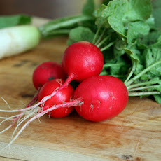 Roasted Radish and Asparagus Salad
