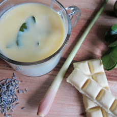 Lemongrass-Lavender White Hot Chocolate