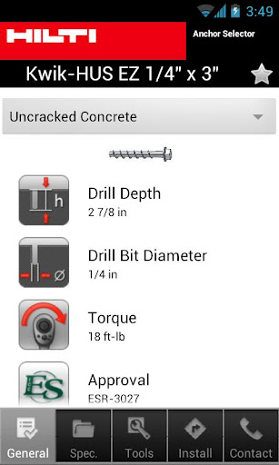 【免費工具App】Hilti US/CA Anchor Selector-APP點子