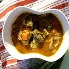Make-Ahead Spring Vegetable Soup with Pesto