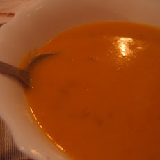 Winter Squash in Coconut Milk  (Fusion Soup)