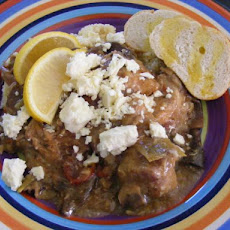 Greek Island Chicken With Marinated Artichokes