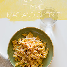 Pumpkin, Thyme Mac and Cheese