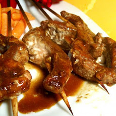 Teriyaki Salmon Skewers