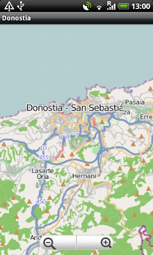 Donostia - San Sebastian Map
