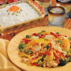 Orange-Ginger Chicken and Veggies