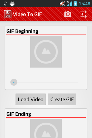 Android application Video To GIF Pro screenshort