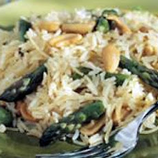 Asparagus Cashew Rice Pilaf