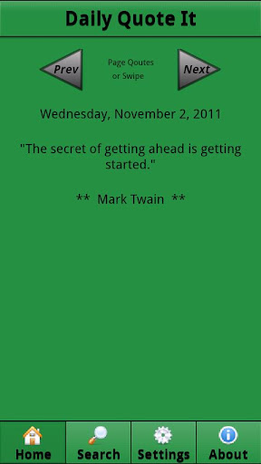 Daily Quote It for Tablets