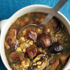 Roasted Beef, Mushroom, and Barley Soup