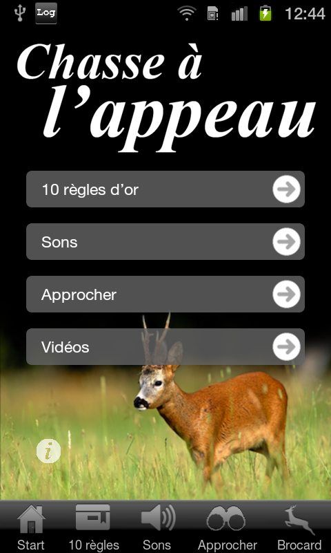 Android application Roebuck Hunt screenshort