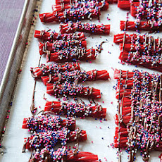 Chocolate-Strawberry Licorice Bites