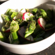 Asian Asparagus and Radish Salad