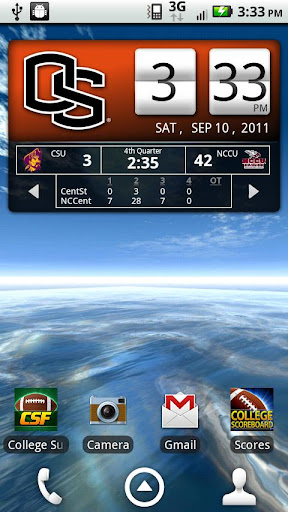 Oregon State Live Clock