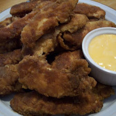 Rachael Ray's Pretzel-Crusted Chicken Fingers and Zucchini
