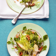 Watercress, Frisee, and Pear Salad