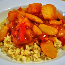 Sweet and Sour Butter Beans
