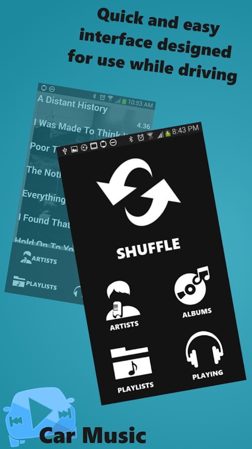 Android application Car Music screenshot