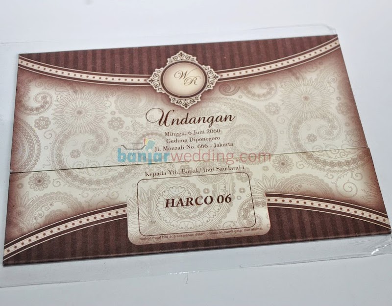 Undangan Pernikahan Hardcover Murah HRC06 - Banjar Wedding - Banjar Wedding