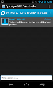 Cyanogen ROM Downloader - screenshot thumbnail