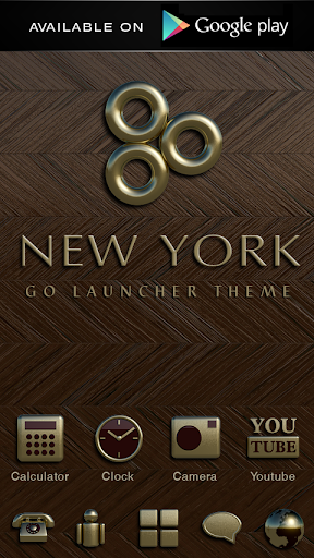 【免費生活App】NEW YORK Designer Clock Widget-APP點子