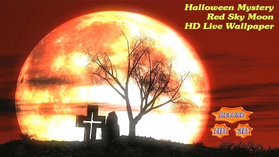Free Download Halloween Moon Mystery Red Sky APK