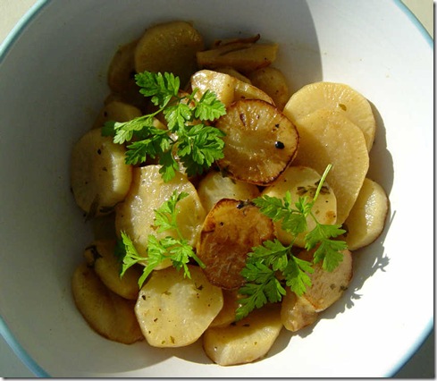 Turnips with Mustard and Chervil