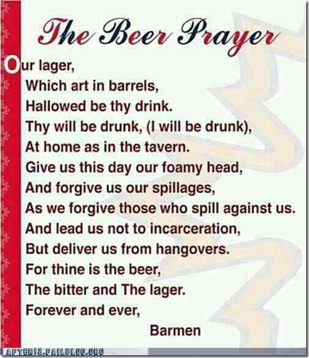 beer prayer