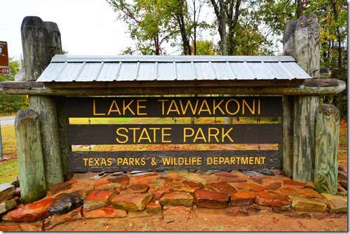 Lake Tawakoni Sign