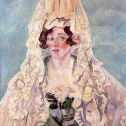 Jorge Apperley Mujer con mantilla blanca.jpg