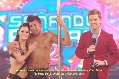 Mariano de la Canal emocionado con los saludos de Wanda y Zaira Nara..JPG