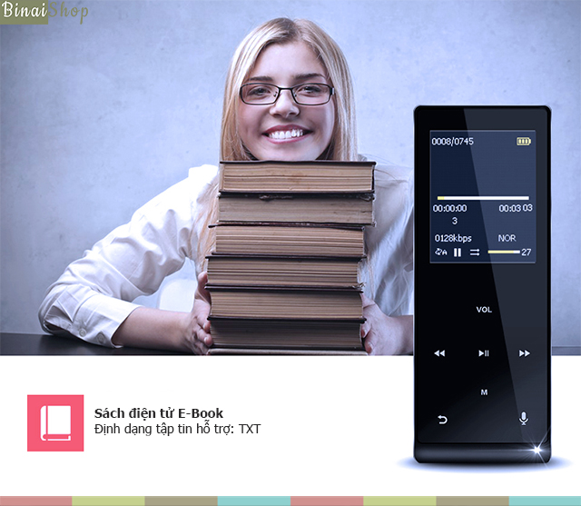Máy nghe nhạc Bluetooth HI-FI Lossless Mahdi M290