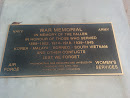 War Memorial Plaque