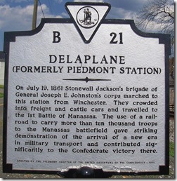 Delaplane (formerly Piedmont Station) Marker B-21
