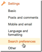 seo-search-preferences blog blogger