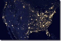 foto bumi malam hari dari nasa - amerika serikat