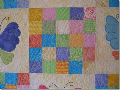 detail butterfly quilt