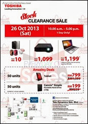 Toshiba Warehouse Sale Laptop Computer Tablet Projector 2013 Malaysia Deals Offer Shopping EverydayOnSales