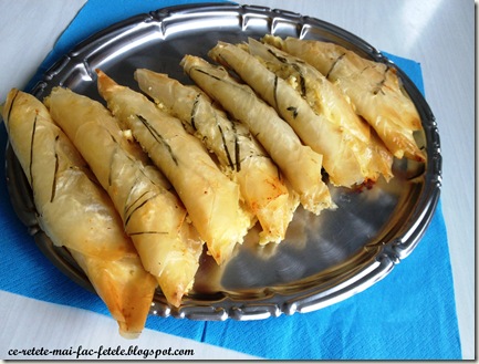 Tiropita ~ Plăcintă grecească cu brânză