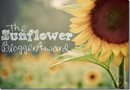 Sunflower Award Button