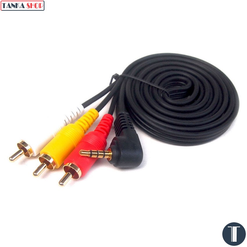 Cáp chuyển 3.5mm sang AV Cáp chuyển 3.5mm sang 3 RCA