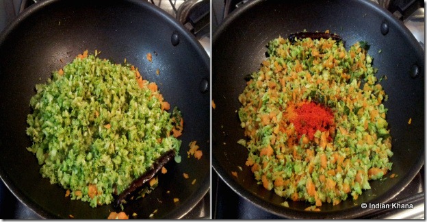 Broccoli Carrot Thoran Poriyal Subzi Recipes