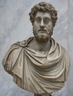 Busto rehecho del emperador Cómodo (180-192 d.C.) de Tor Bovacciana (Ostia) y actualmente en los Museos Vaticanos
