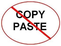 Stop Copy paste Stop Copy paste
