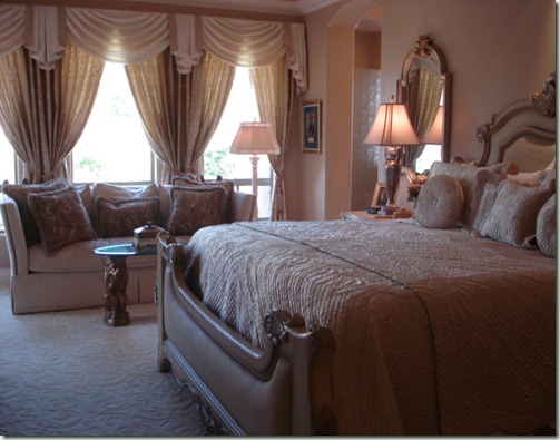 Indian Wells Interior Design bedroom drapes upholstery
