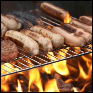 sausages-on-barbeque