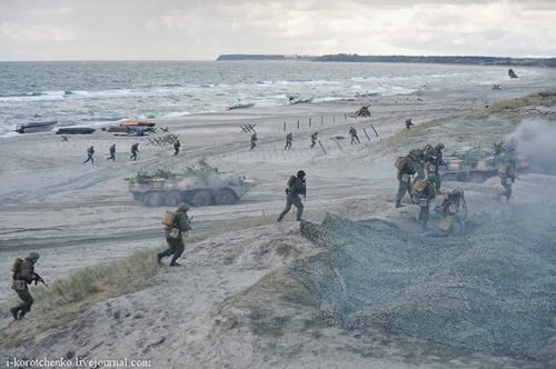"Запад-2013": Высадка на побережье