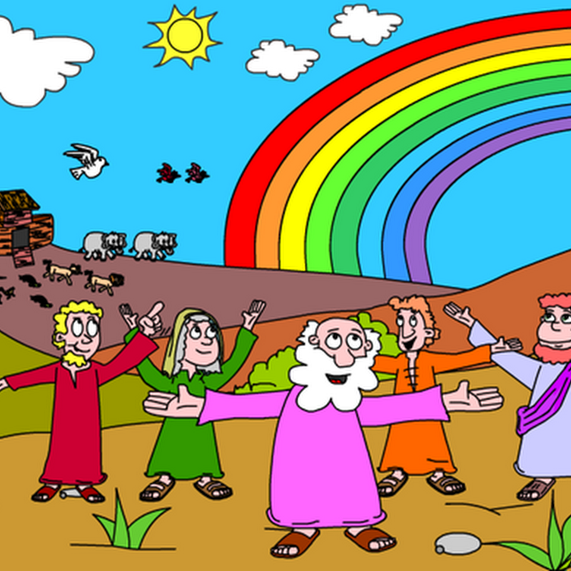 Dibujos de la historia de Noé online para niños